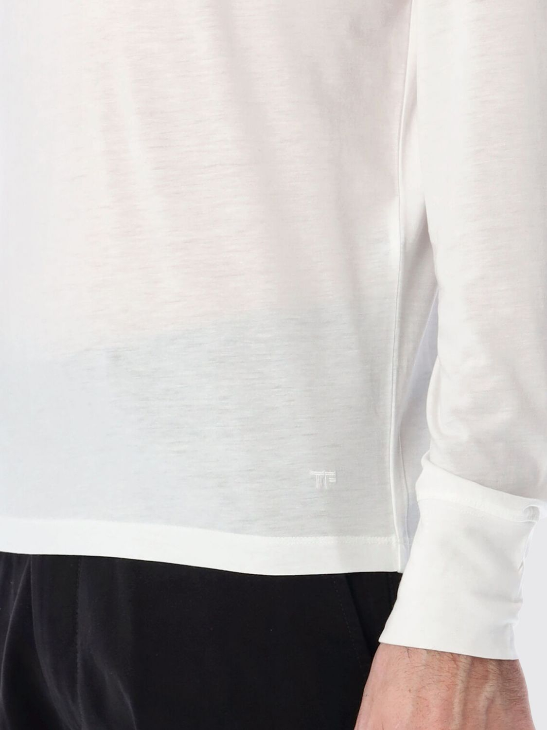 [Tom Ford] T-shirts Long Sleeve SS26 JCL006JMT012 WAB