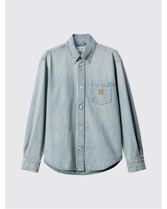 [Miu Miu] Shirts Long Sleeve SS26 GWC13318JI F0076
