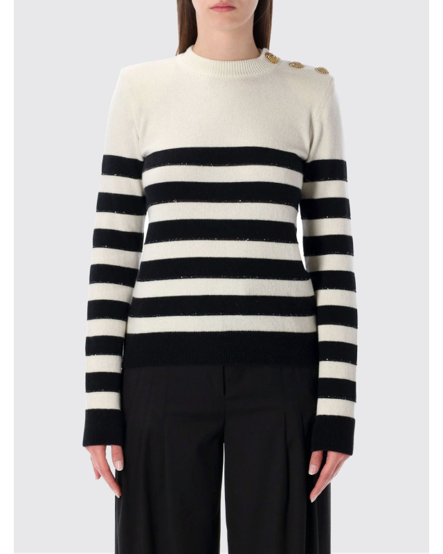 [Balmain] Knitwear SS26 GF1KD005KJ60 GAU