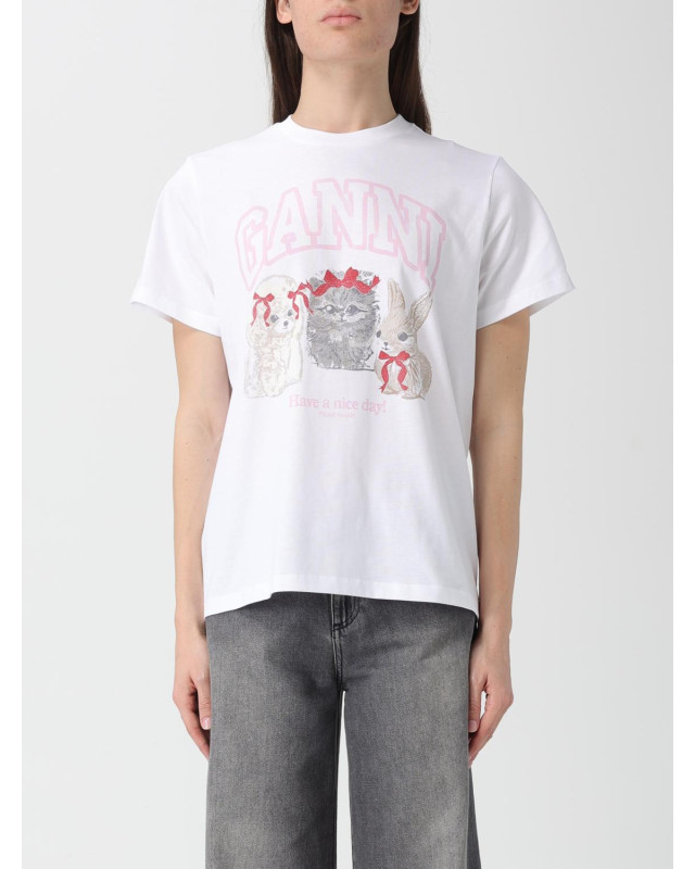 [GANNI] T-shirts Short Sleeve SS26 A1050029 151