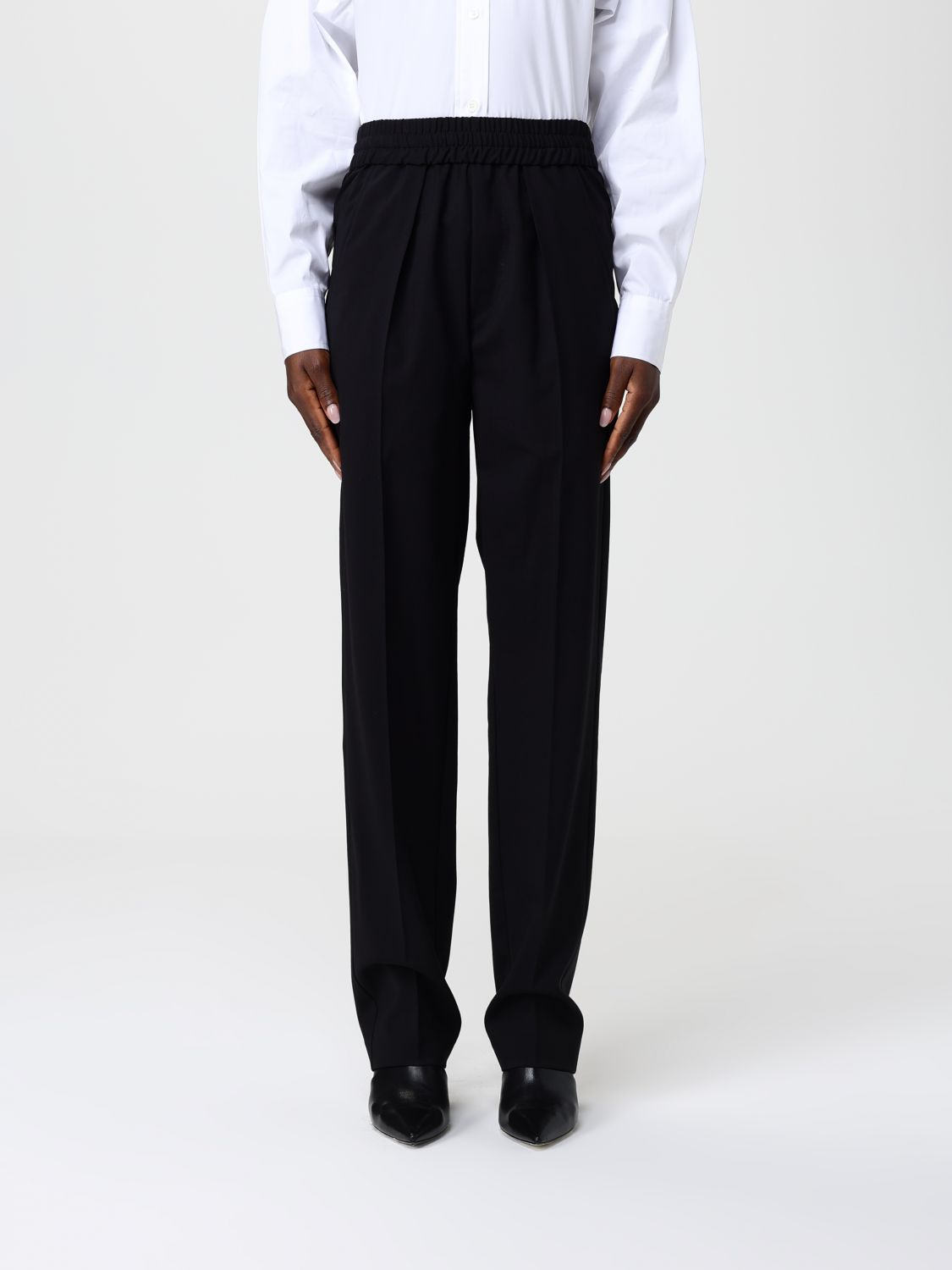 [Isabel Marant] Trousers FW25 PA0568FBB1F01I 01BK