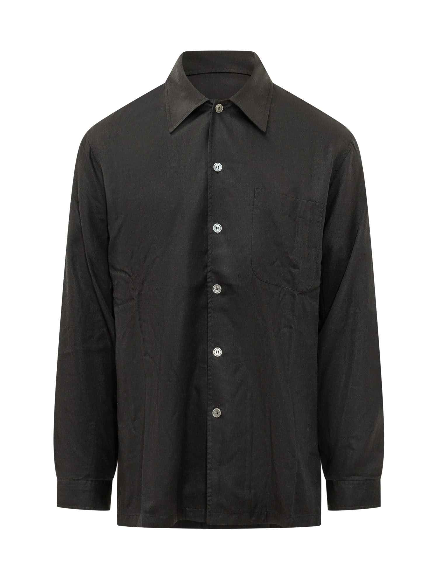 [Our Legacy] Shirts FW26 M2262EDB DRAPRING BLACK