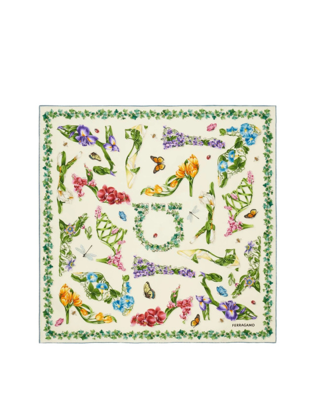 [Ferragamo] Scarf FW26 310245 0795198 AVOAZ