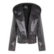 [Alaia] Leather Jacket SS26 AA9V0428L008A994