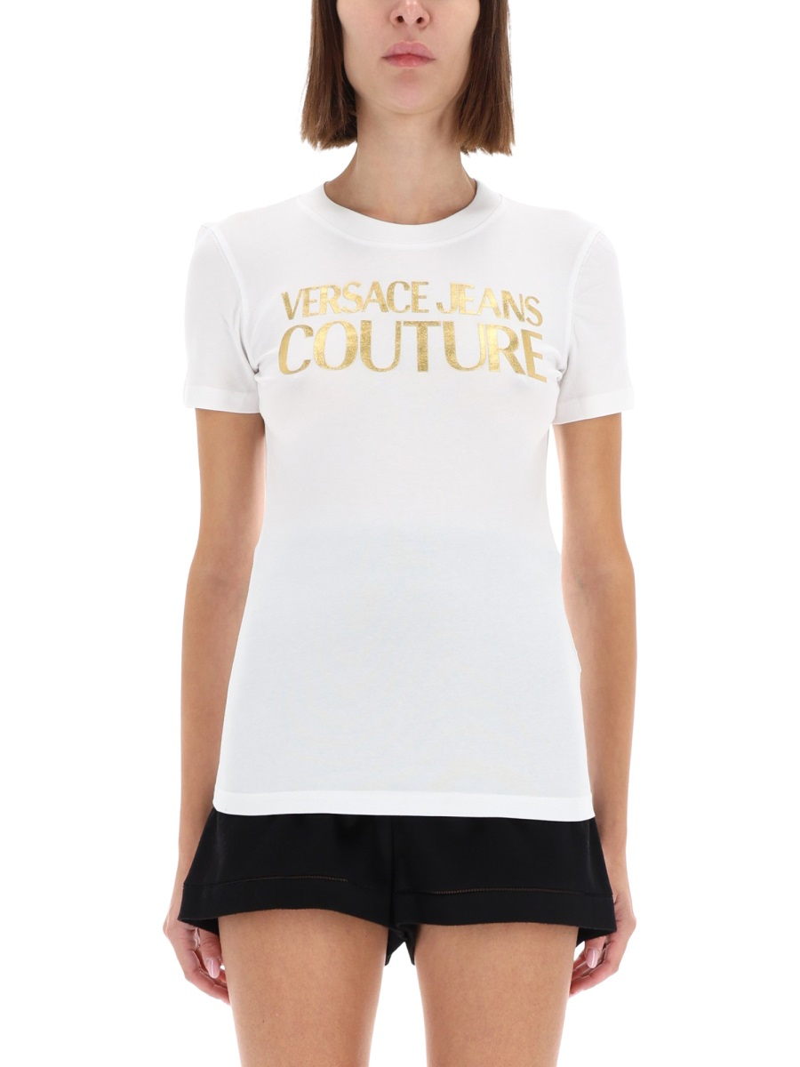 [VERSACE JEANS COUTURE] T-shirts Short Sleeve FW25 79HAHT02_CJ03TG03