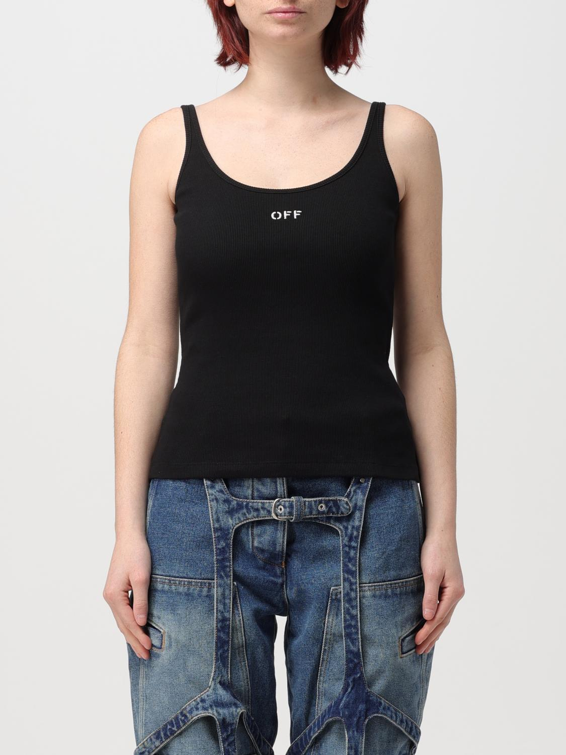 [Off-White] Tank top SS26 OWAD072C99JER002 1001