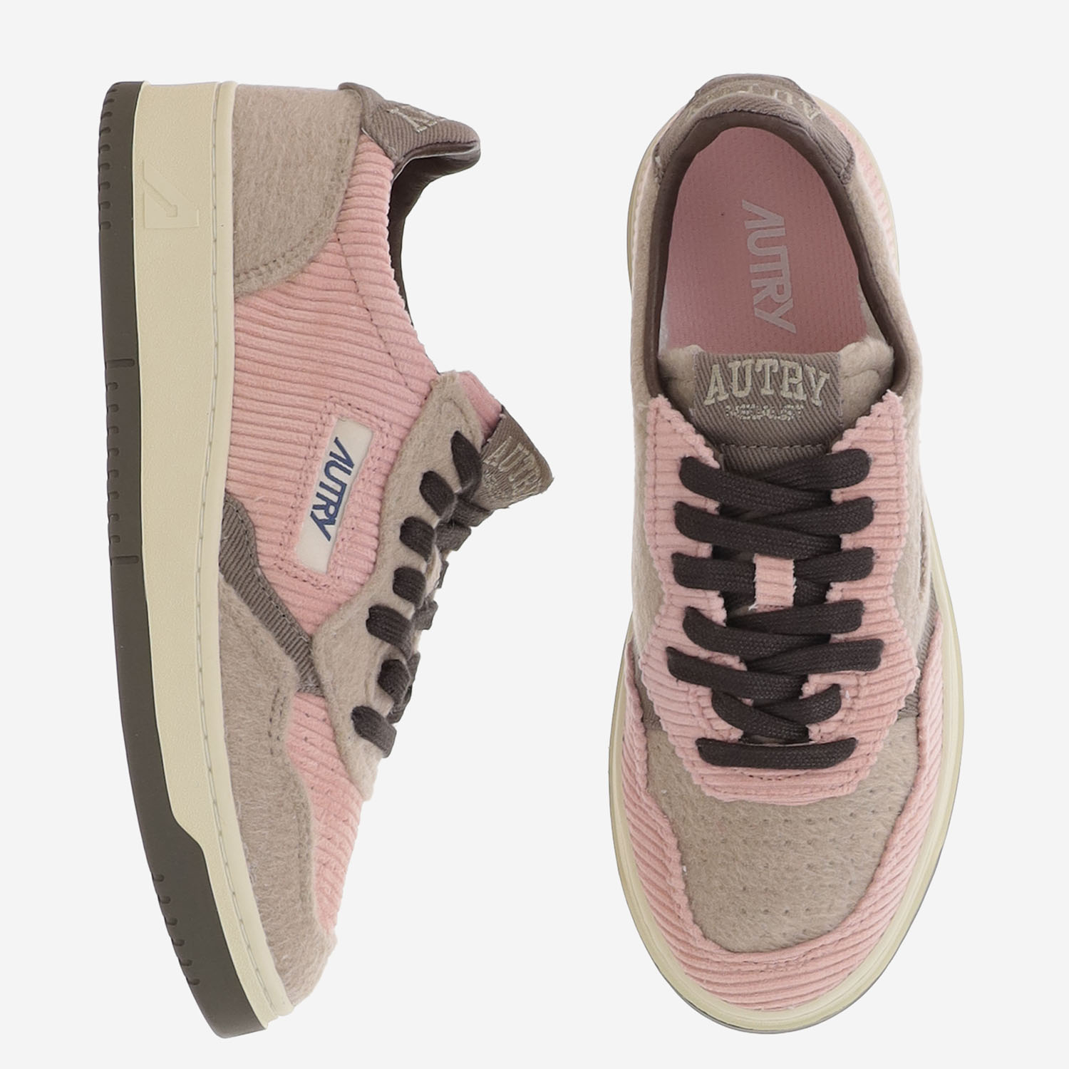 [AUTRY] Sneakers FW26 AULWV101VELVSLICANV PINKCHOCO