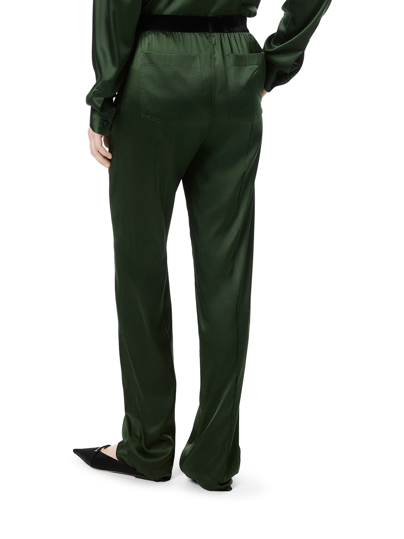 [Tom Ford] Trousers SS26 PAW683FAX881GCA MOSS GREEN