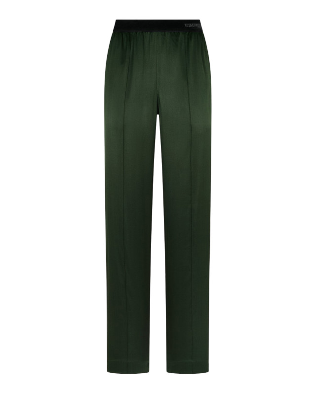 [Tom Ford] Trousers SS26 PAW683FAX881GCA MOSS GREEN