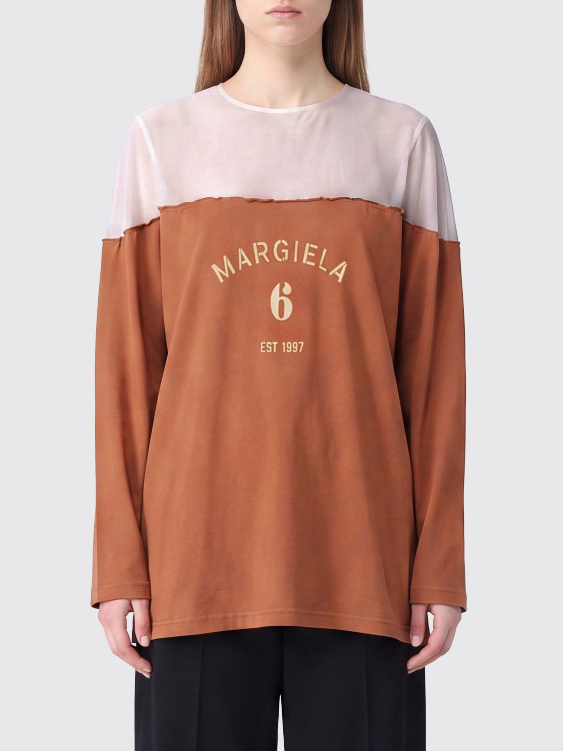 [MM6 Maison Margiela] T-shirts Long Sleeve SS26 S62GD0213M20108 904