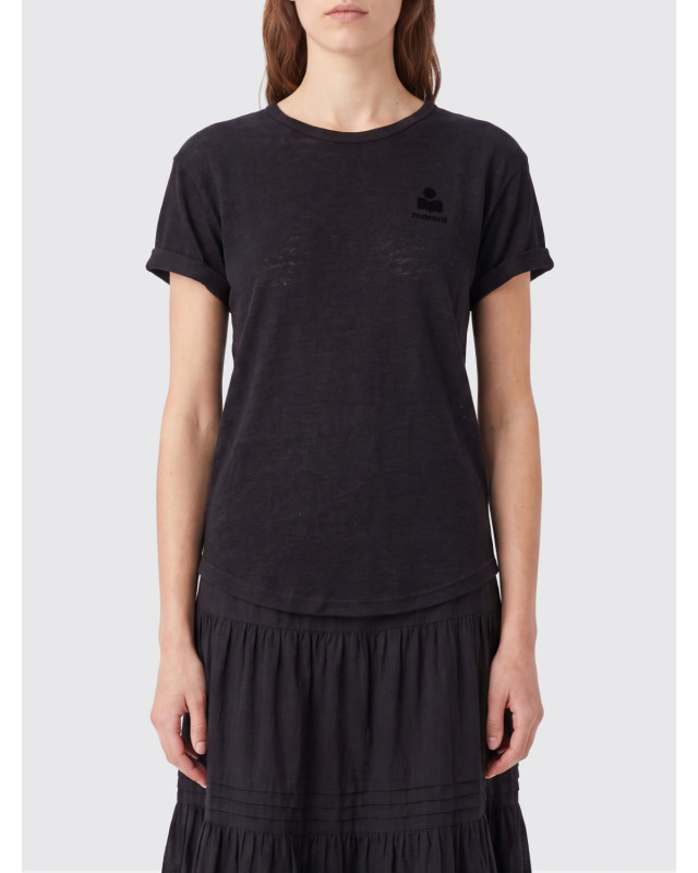 [Isabel Marant Etoile] T-shirts Short Sleeve SS26 TS0315FAA1N09E 01BK