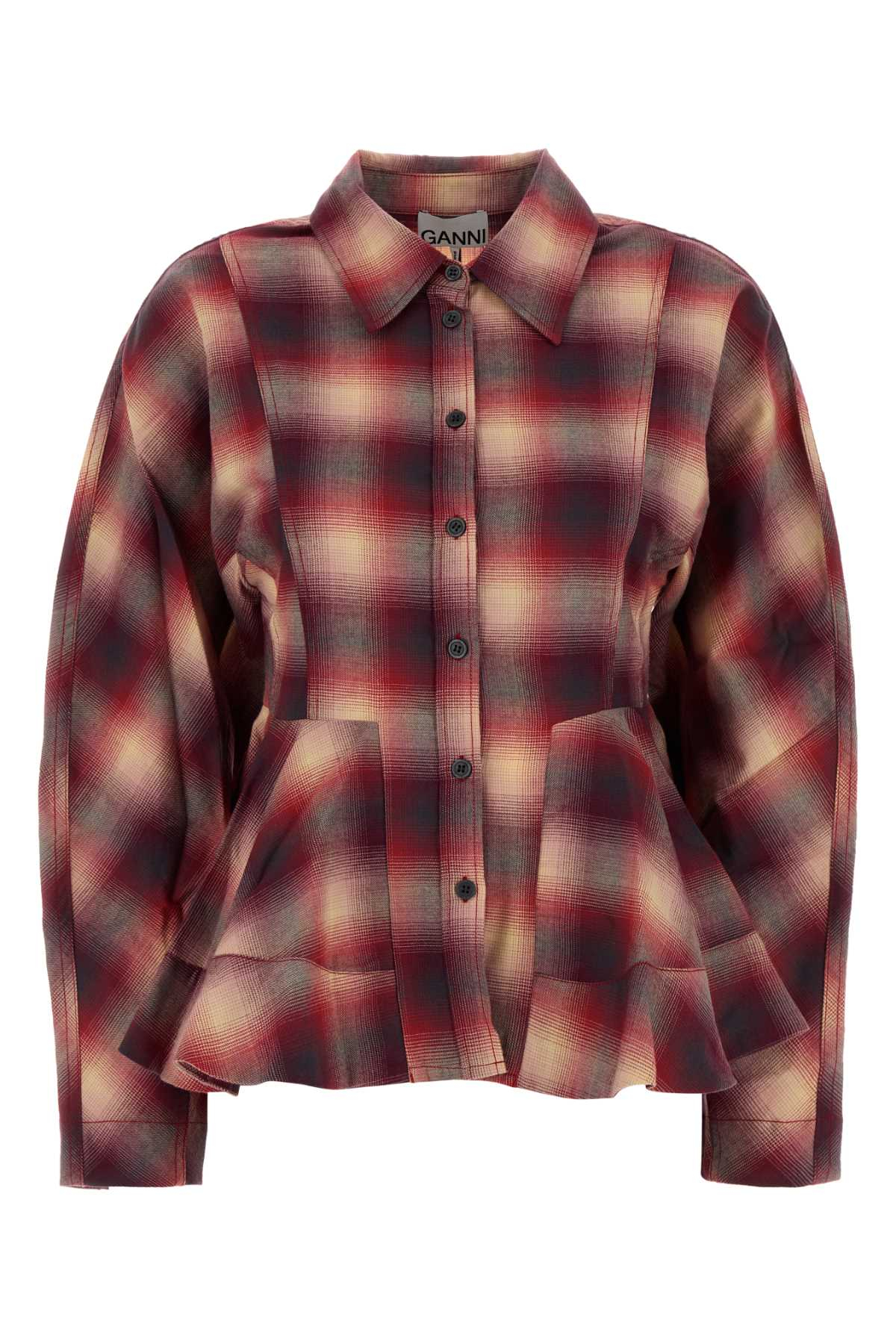 [GANNI] Shirts Long Sleeve FW26 A1040414 266