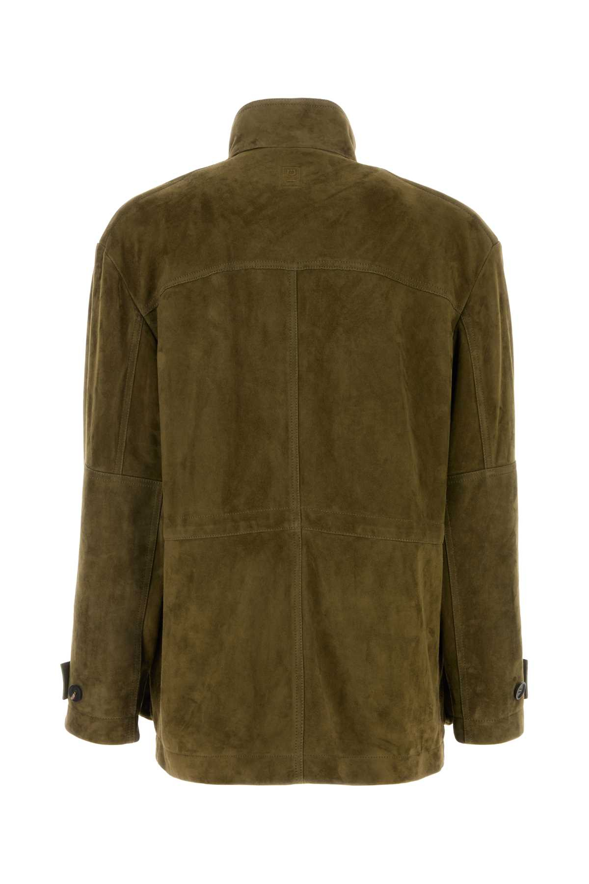 [Salvatore Ferragamo] Vest FW26 145856796459 OLIVE