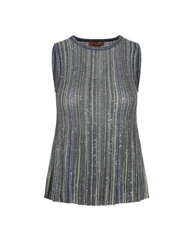 [MISSONI] Tank top FW26 DS26WK0J.BK01J8