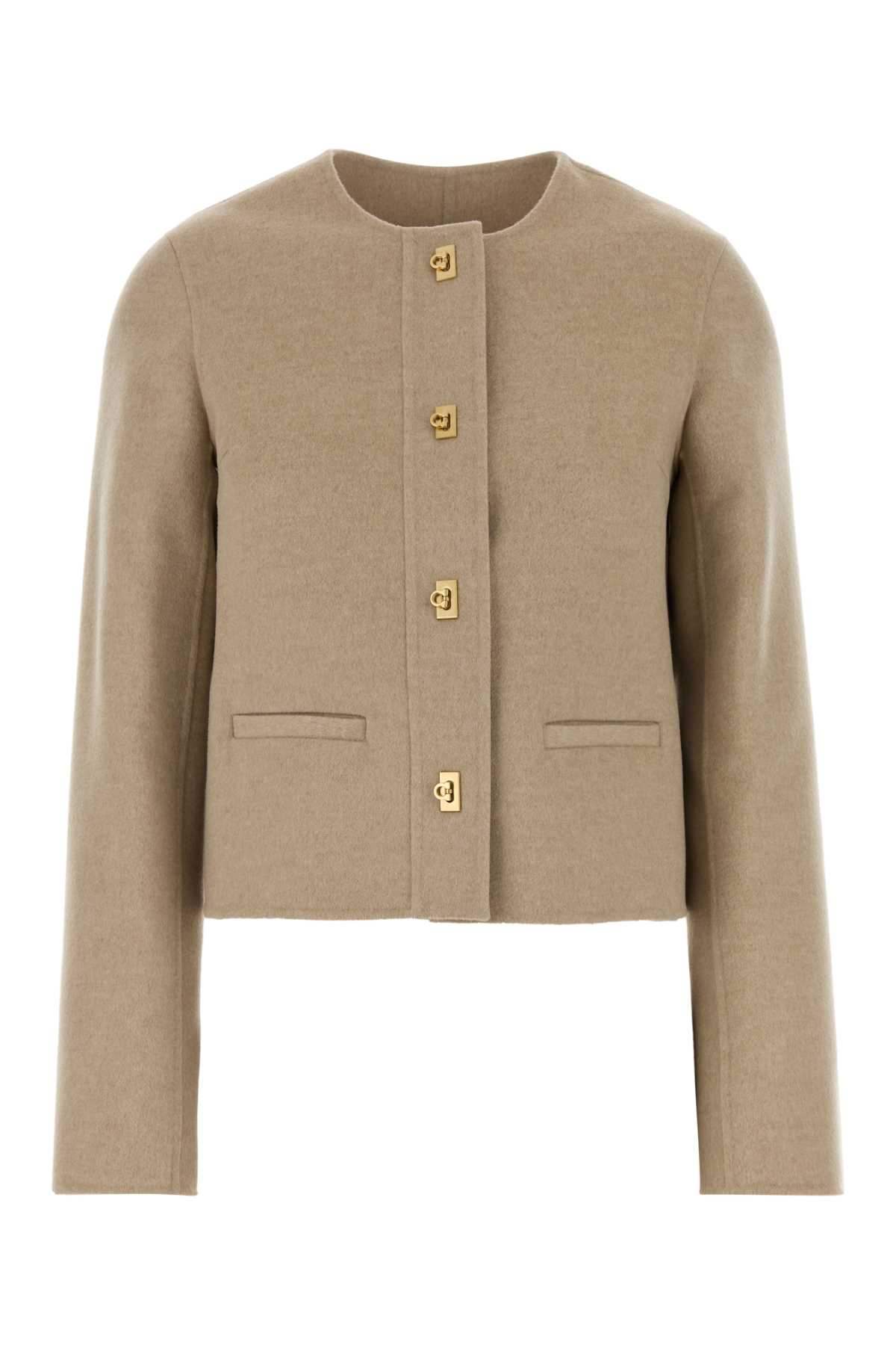 [Salvatore Ferragamo] Knitwear FW26 13I627796648 CHATMELANGE