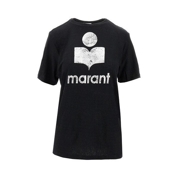 [Isabel Marant Etoile] T-shirts Short Sleeve FW26 TS0001FBA1N10E01BK-01BK