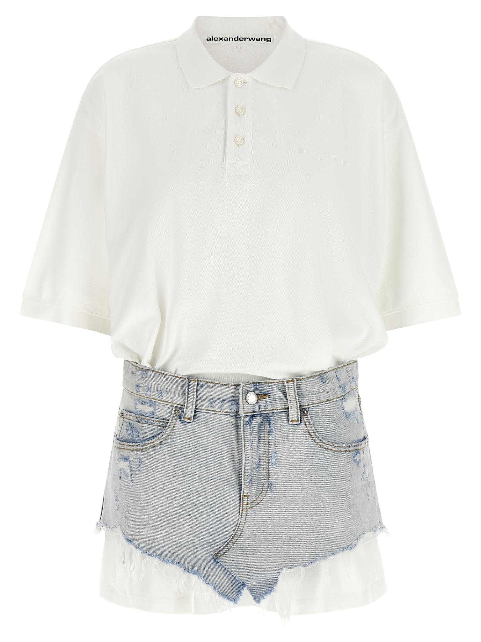 [ALEXANDER WANG] Short sleeve dress FW26 4DC3266121494C