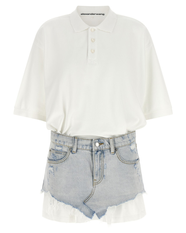 [ALEXANDER WANG] Short sleeve dress FW26 4DC3266121494C
