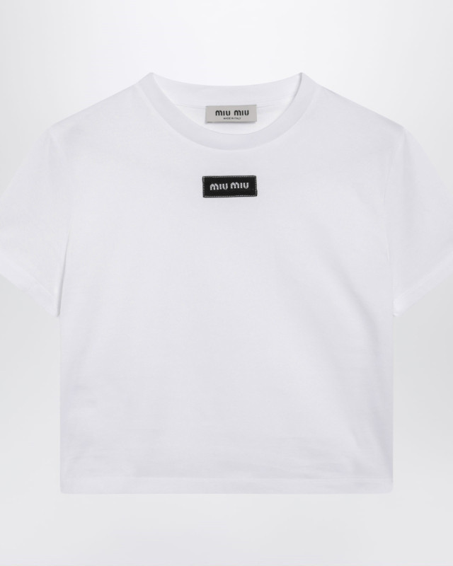 [Miu Miu] T-shirts Short Sleeve FW26 MJNA45OOO6398