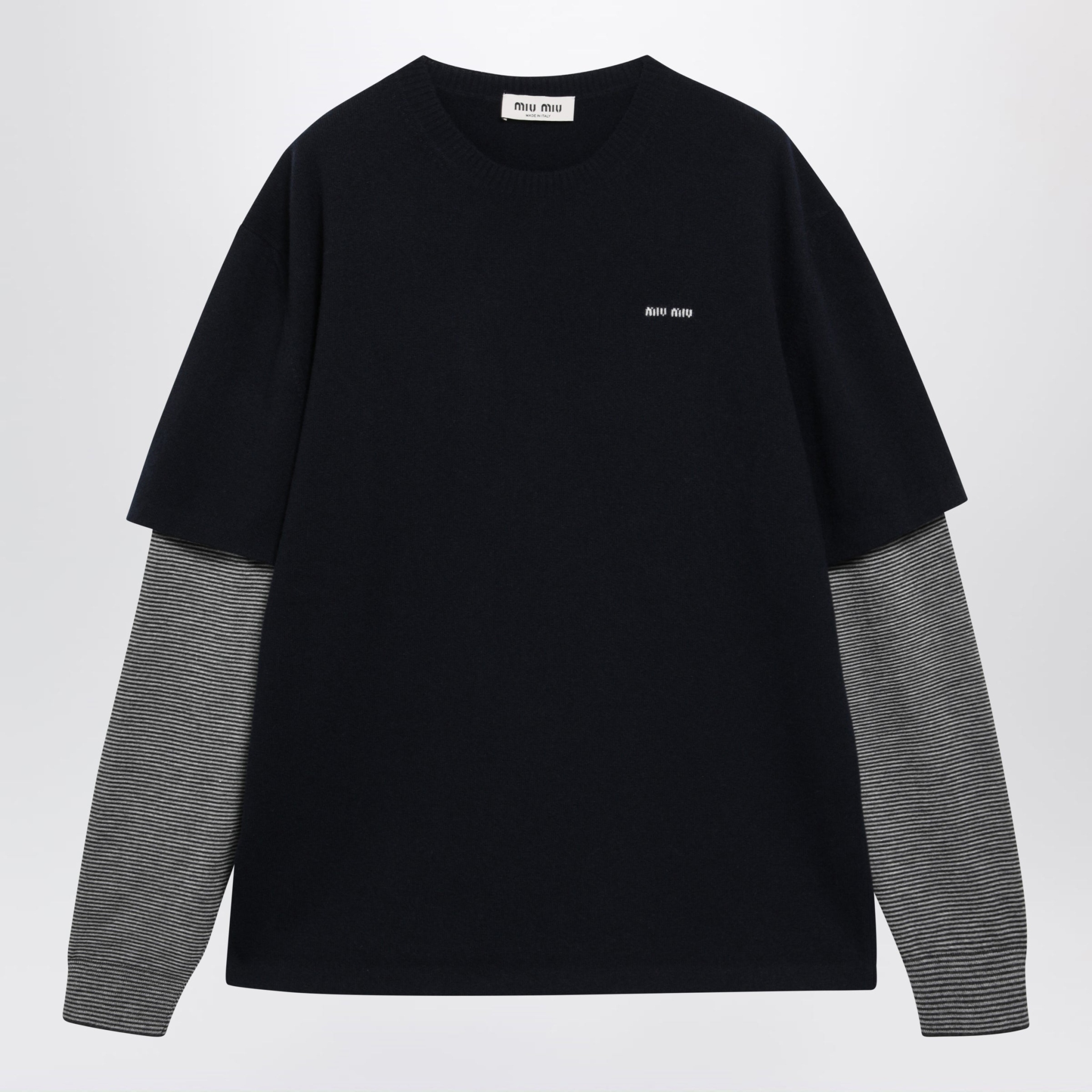 [Miu Miu] T-shirts Long Sleeve FW26 MML07LOOO6061
