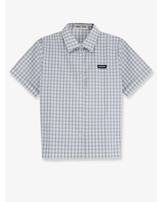 [Miu Miu] Shirts Short Sleeve FW26 MK1959SOOO196LF073K