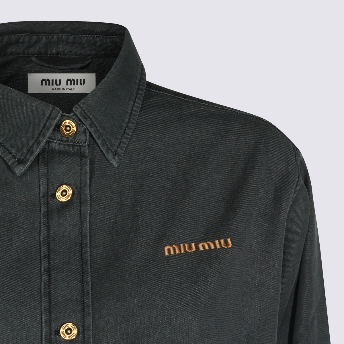 [Miu Miu] Shirts Long Sleeve FW26 GWC131SOOO15MPF0002