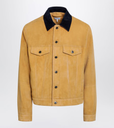 [Loewe] Leather Jacket FW26 H526Y34LBNSUE