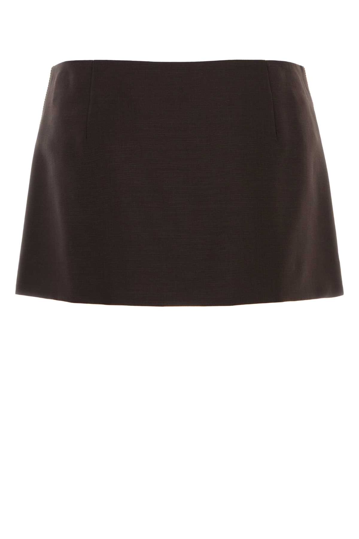[Miu Miu] Mini skirt FW26 MG2724SOOO12I1 F0324