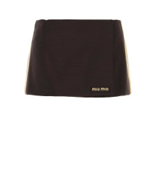 [Miu Miu] Mini skirt FW26 MG2724SOOO12I1 F0324