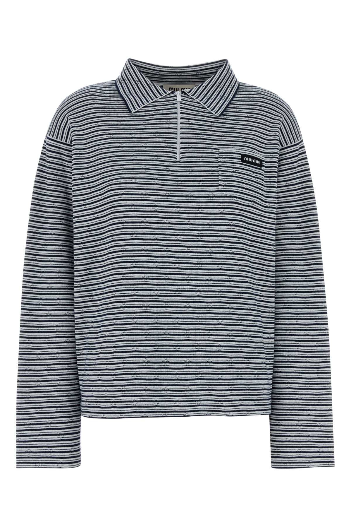 [Miu Miu] T-shirts Long Sleeve FW26 MML06PSOOO195I F0UB0