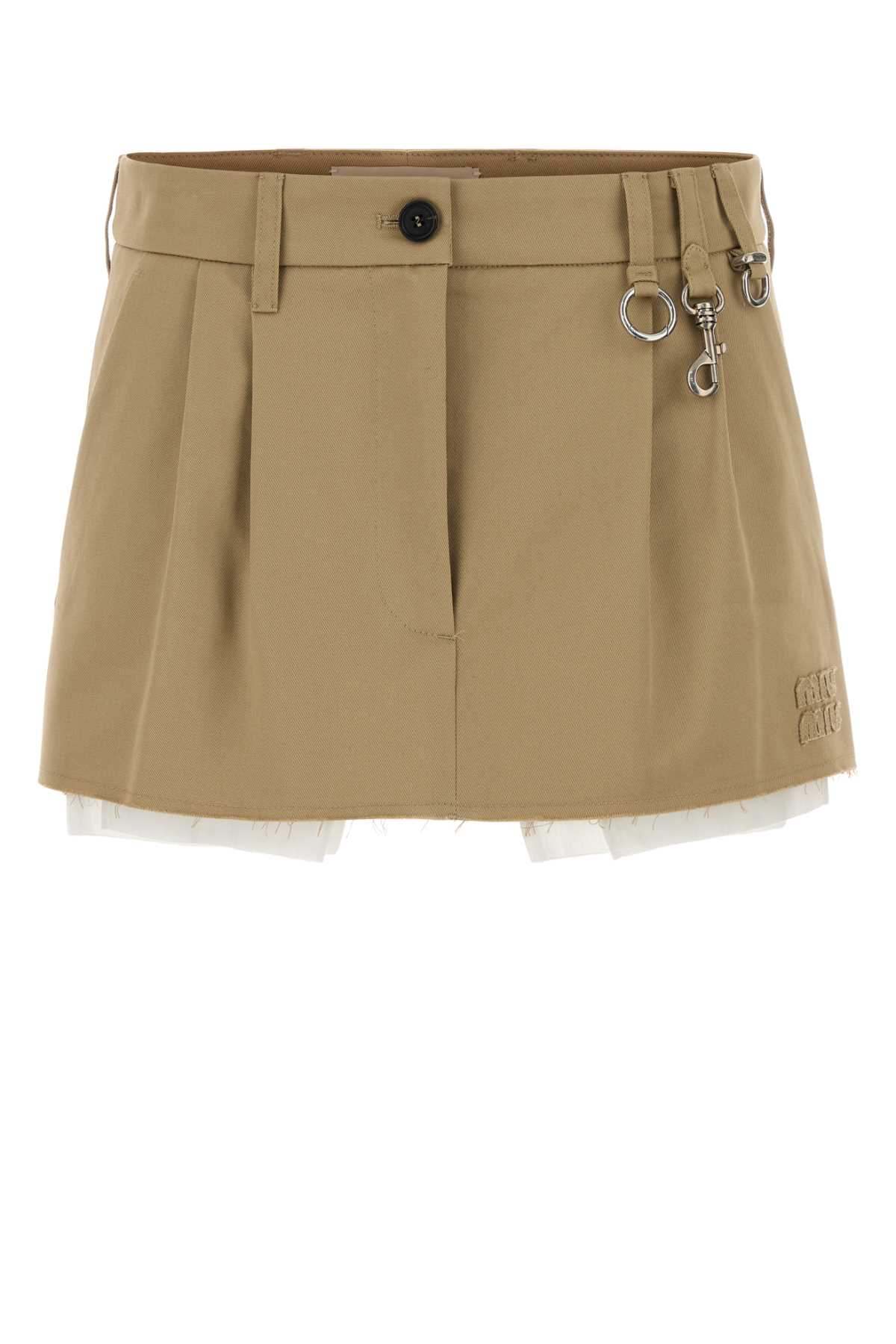 [Miu Miu] Mini skirt FW26 MG2690SOOO1UPX F0065