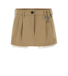 [Miu Miu] Mini skirt FW26 MG2690SOOO1UPX F0065