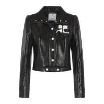 [Courreges] Leather Jacket FW26 PERCBL005VY00149999