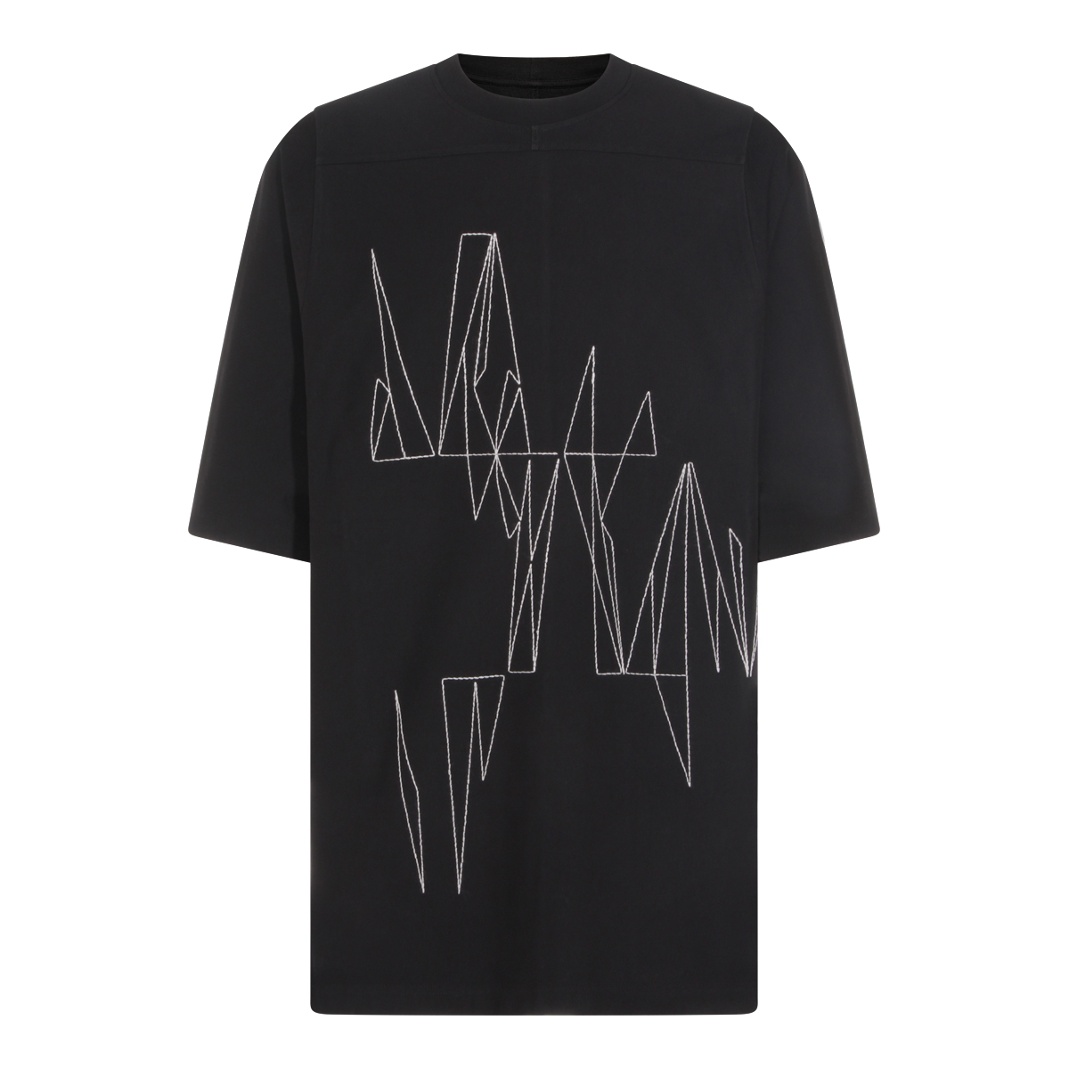 [Moncler X Rick Owens] T-shirts Short Sleeve SS26 MU01F8C0489B7R999