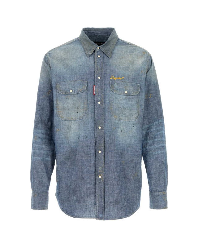 [DSQUARED] Shirts Long Sleeve FW26 S74DM1045D30027 470