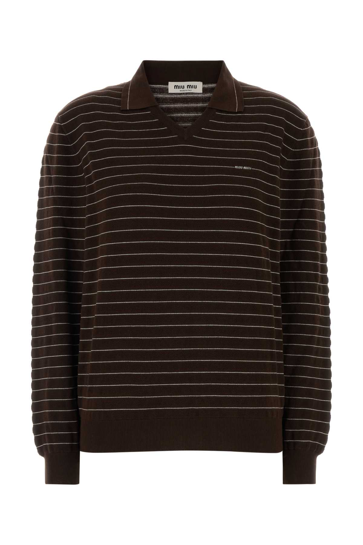 [Miu Miu] T-shirts Long Sleeve FW26 MML05RSOOO184Q F0324