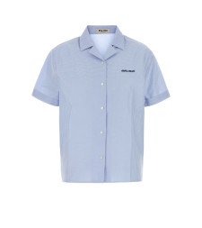 [Miu Miu] Shirts Short Sleeve FW26 MK2048SOOO197I F0UB3