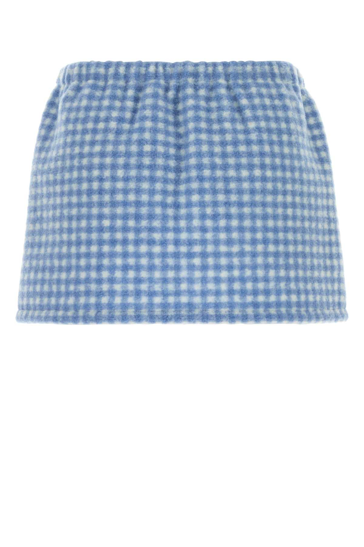 [Miu Miu] Mini skirt FW26 MG2518SOOO6375 F0UB3