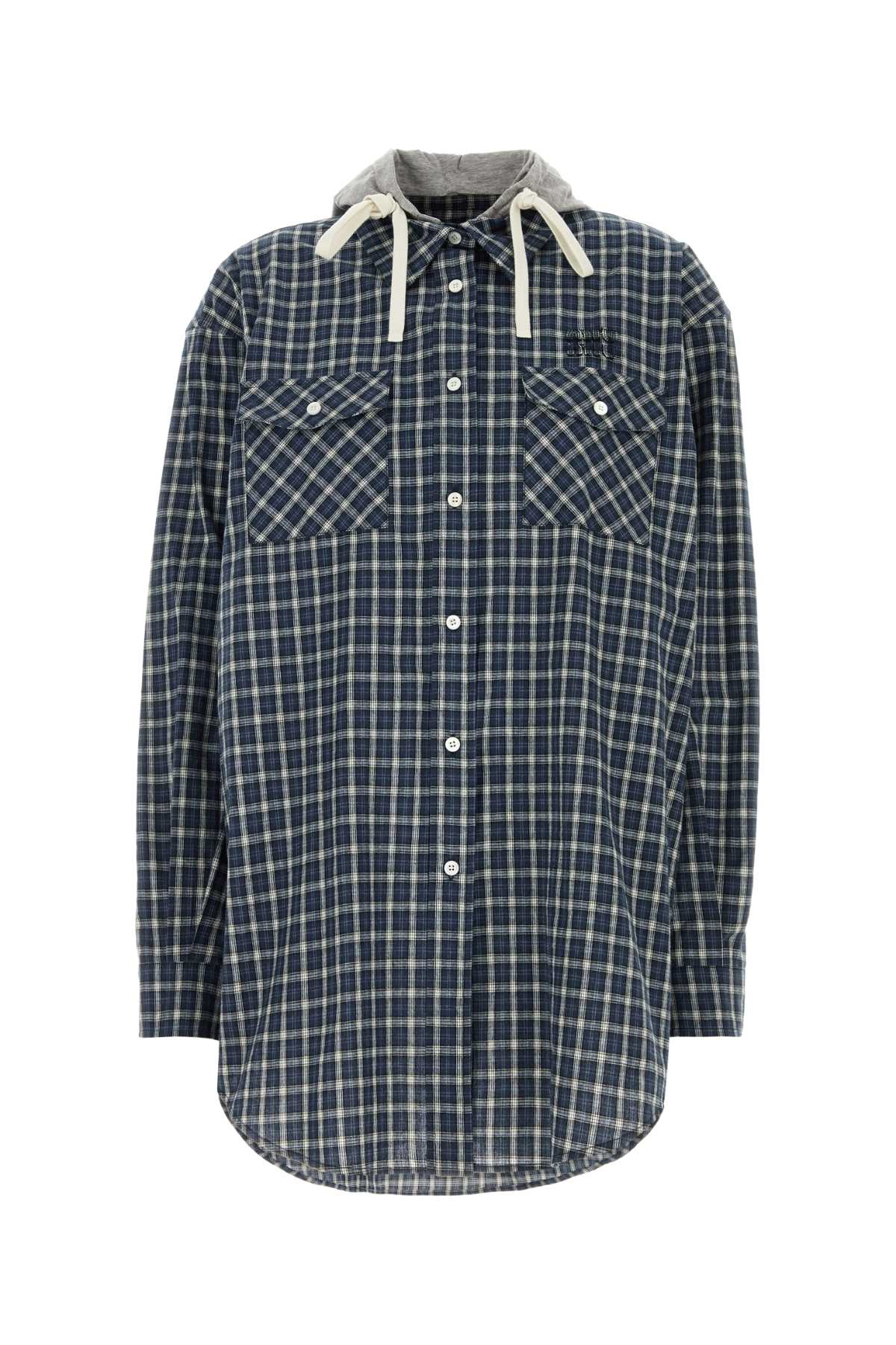 [Miu Miu] Shirts Long Sleeve FW26 MK2051SOOO6210 F022X