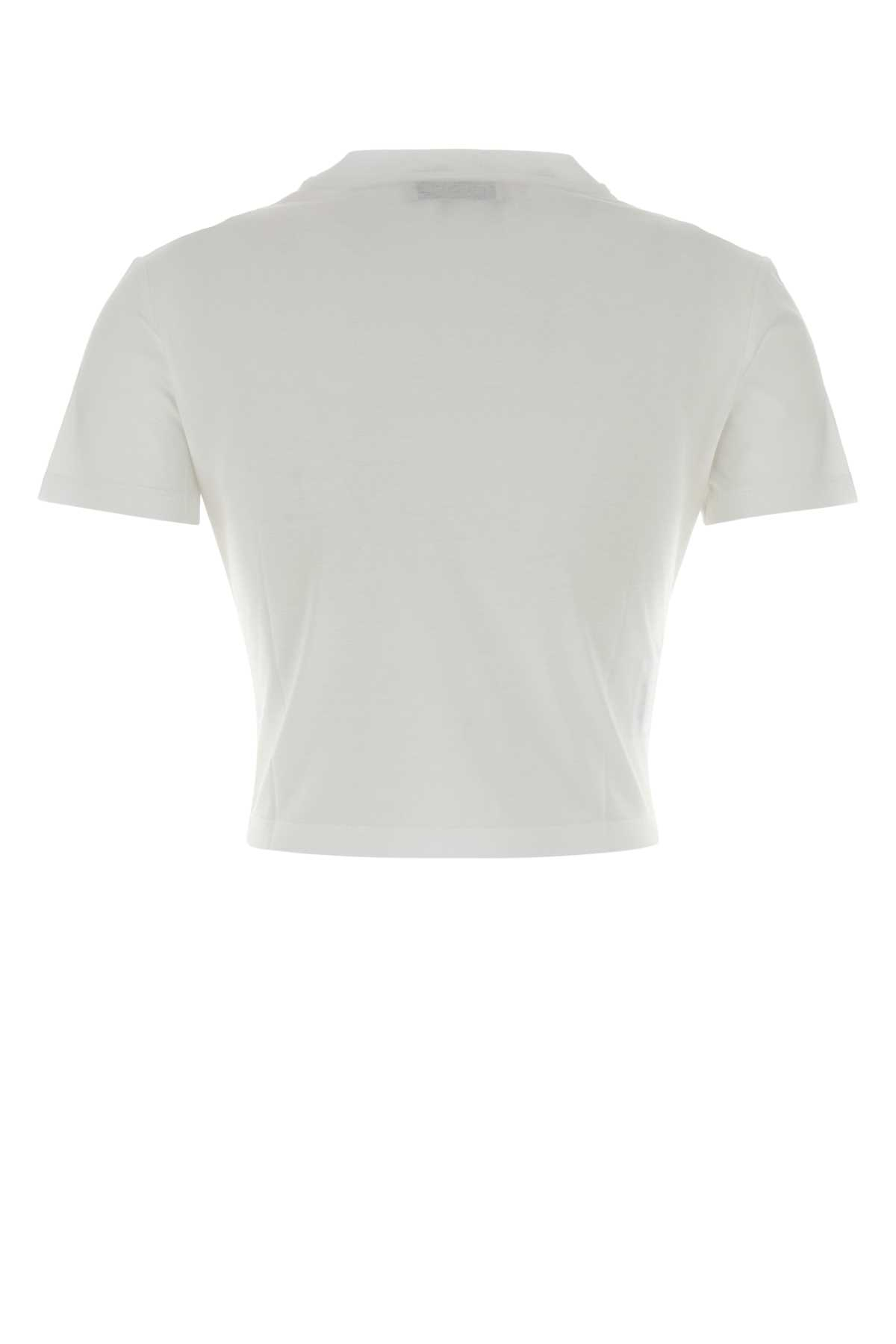 [Miu Miu] T-shirts Short Sleeve FW26 MJNA45SOOO6398 F0009
