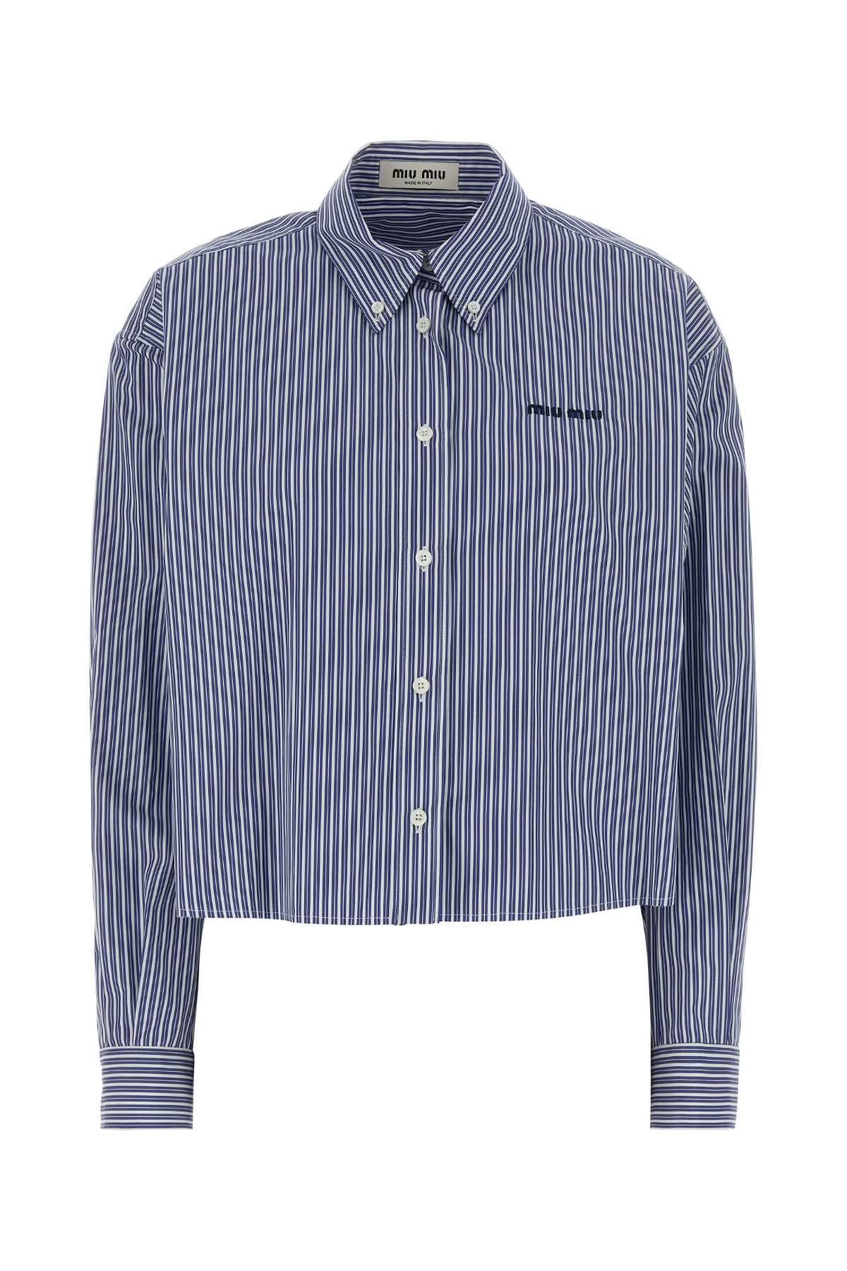 [Miu Miu] Shirts Long Sleeve FW26 MK2047SOOO195D F098Z