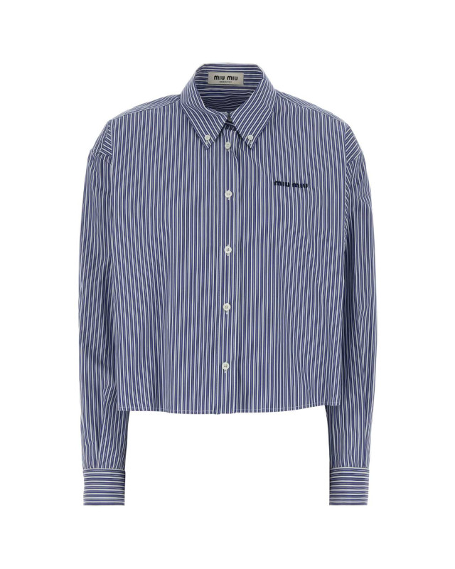 [Miu Miu] Shirts Long Sleeve FW26 MK2047SOOO195D F098Z