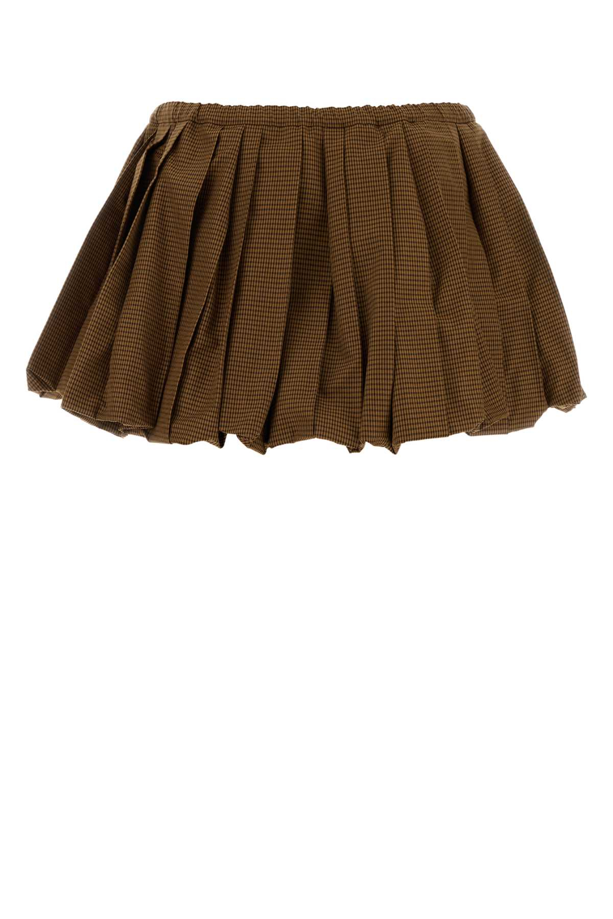 [Miu Miu] Mini skirt FW26 MG2723SOOO19OS F0QB7