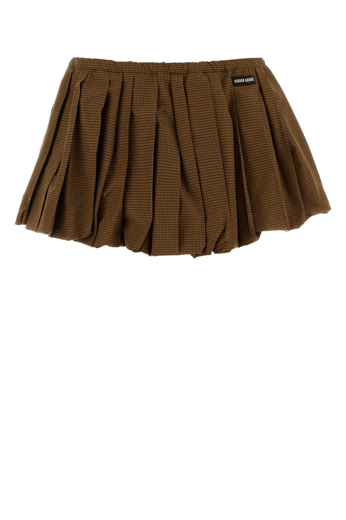 [Miu Miu] Mini skirt FW26 MG2723SOOO19OS F0QB7