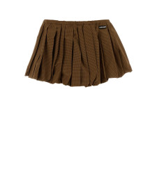 [Miu Miu] Mini skirt FW26 MG2723SOOO19OS F0QB7