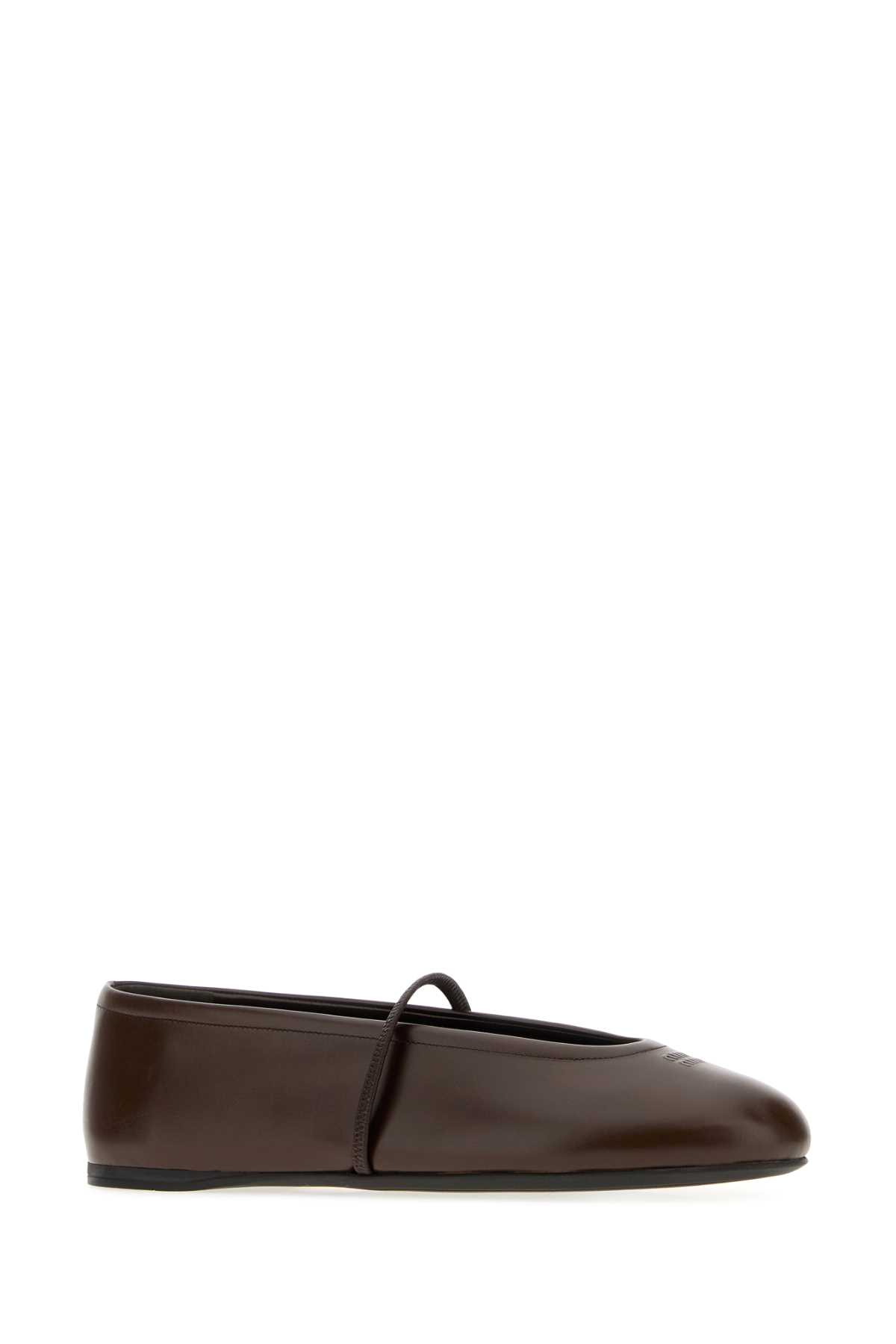 [Miu Miu] Flat shoes FW26 5F334EF005070 F0003