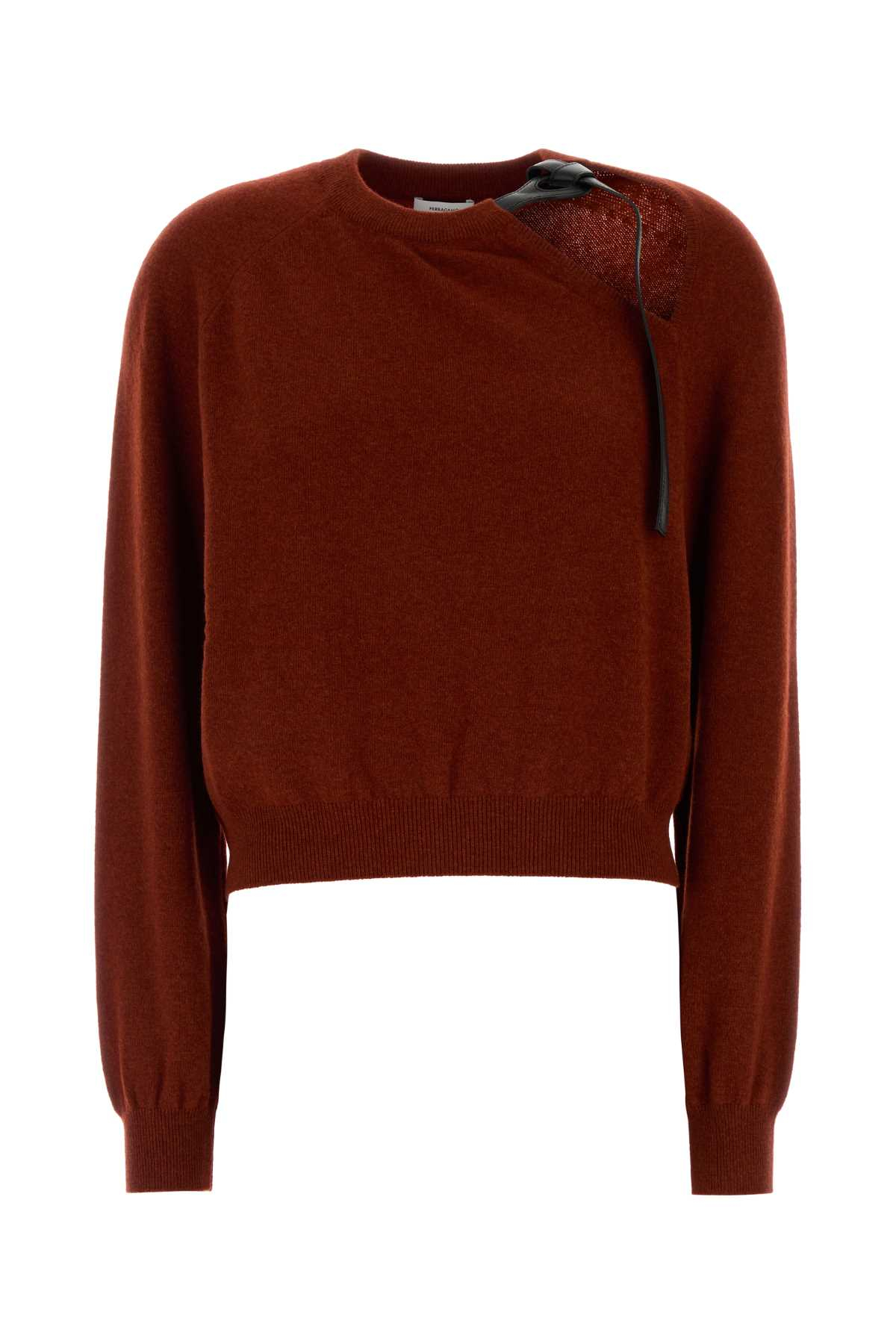 [Salvatore Ferragamo] Knitwear FW26 13I603796197 BRICKMELANGE