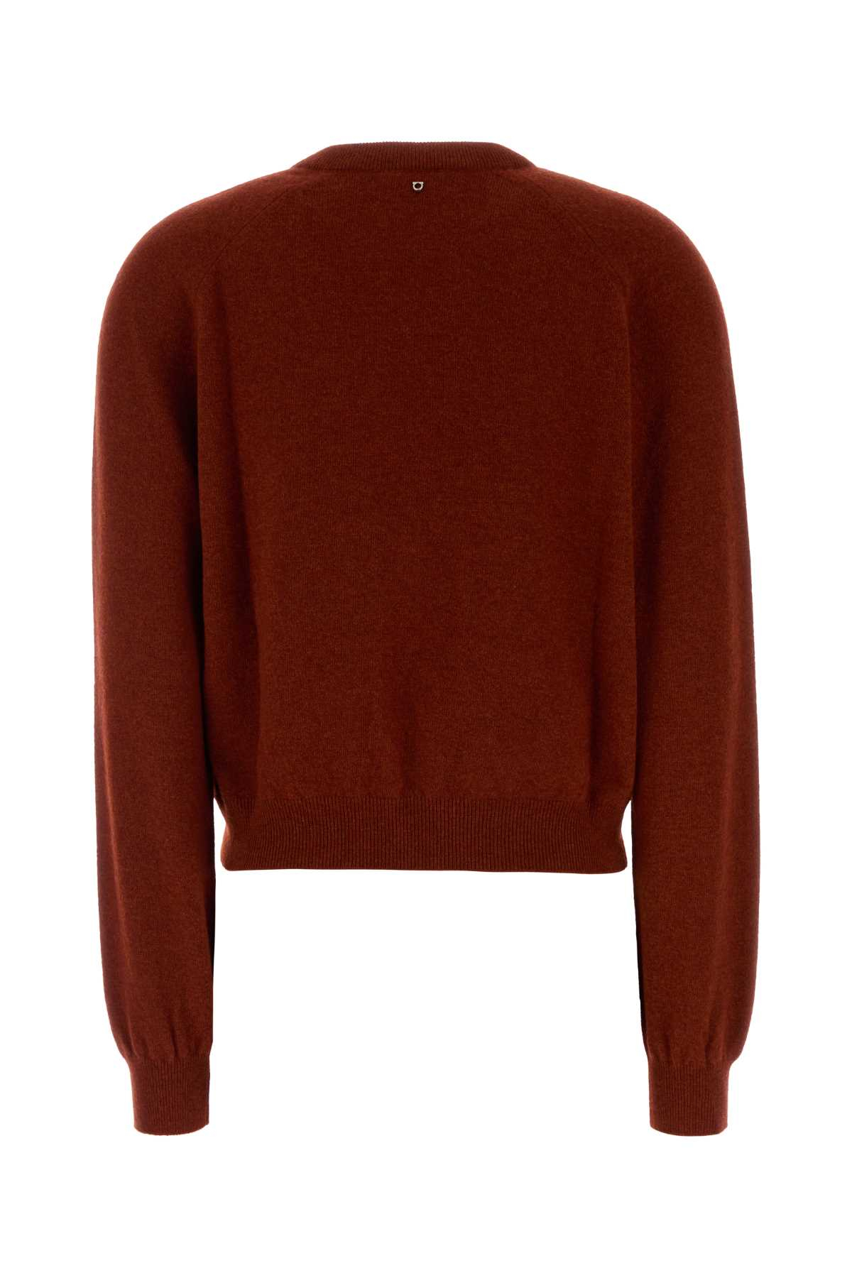 [Salvatore Ferragamo] Knitwear FW26 13I603796197 BRICKMELANGE