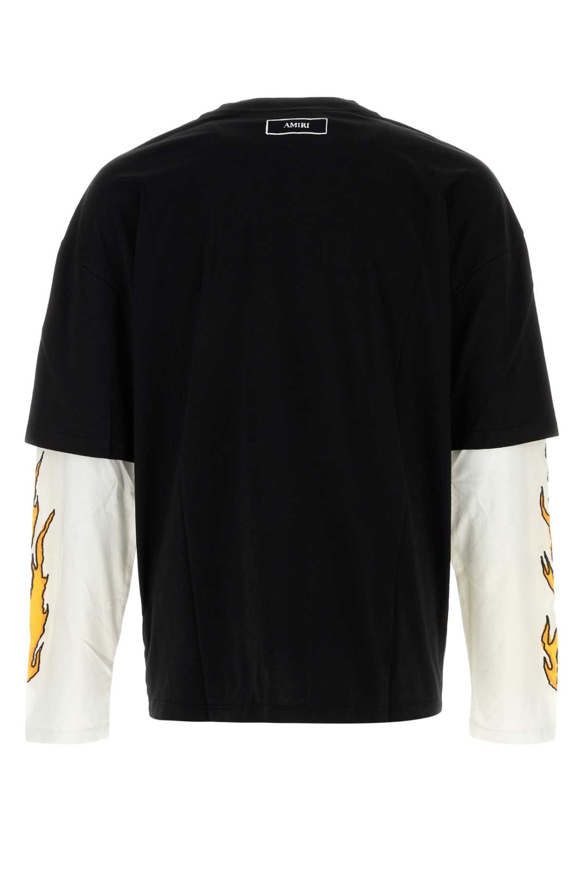[Amiri] T-shirts Long Sleeve FW26 AMTOJR1151 BLACK