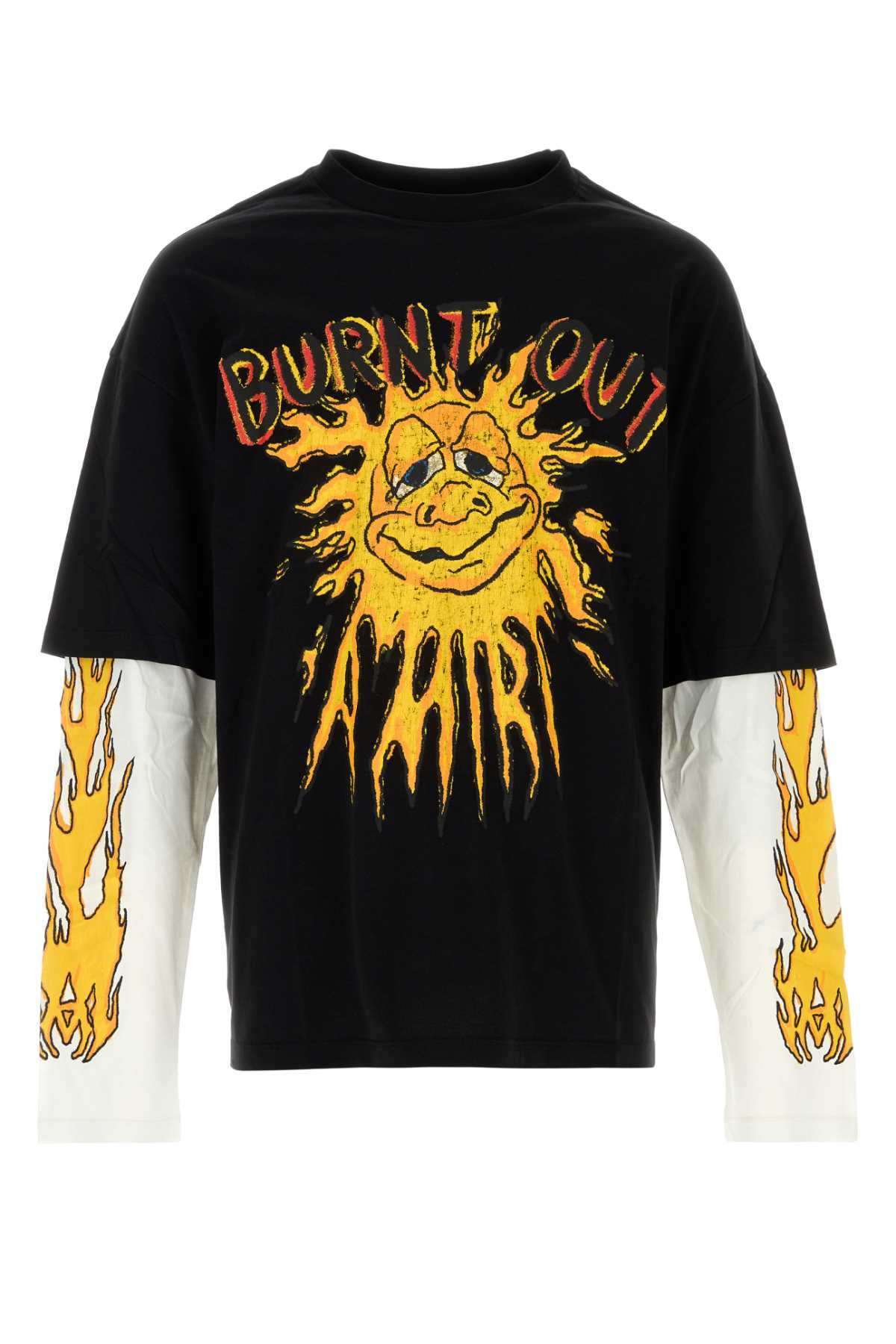 [Amiri] T-shirts Long Sleeve FW26 AMTOJR1151 BLACK